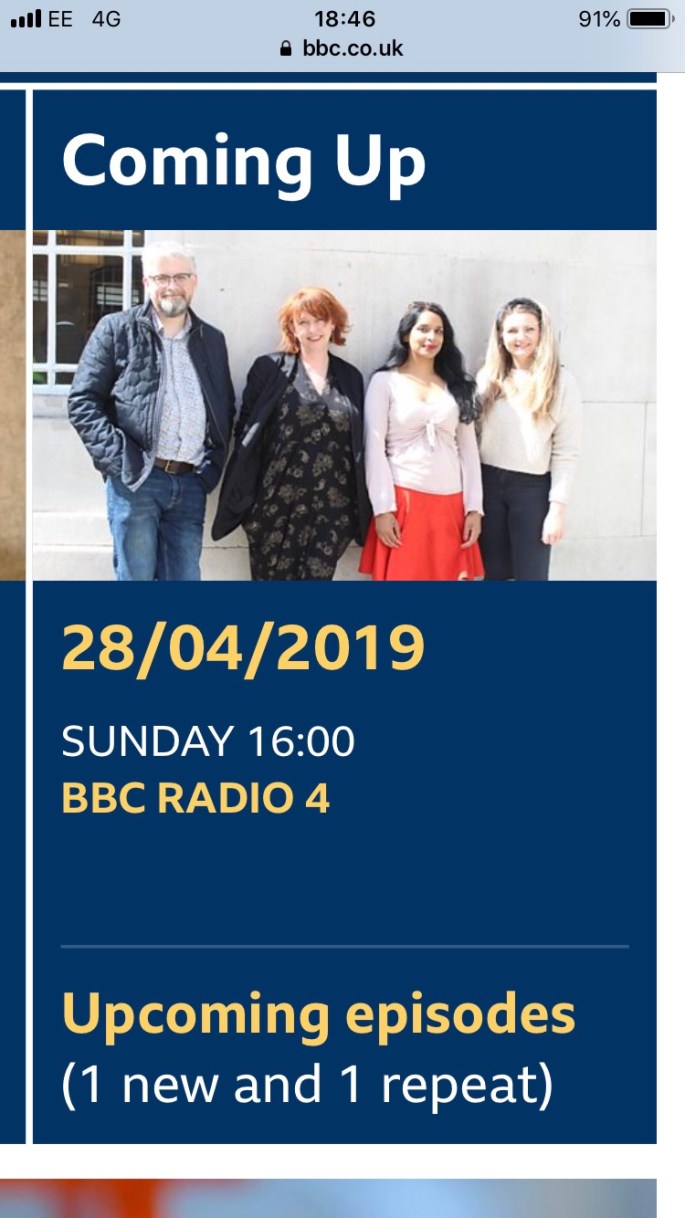 On BBC Radio&nbsp;4
