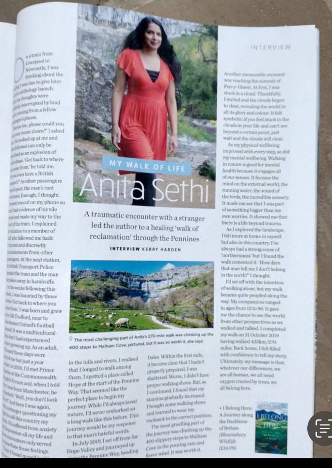 Interviewed in Ramblers Magazine – My Walk of&nbsp;Life
